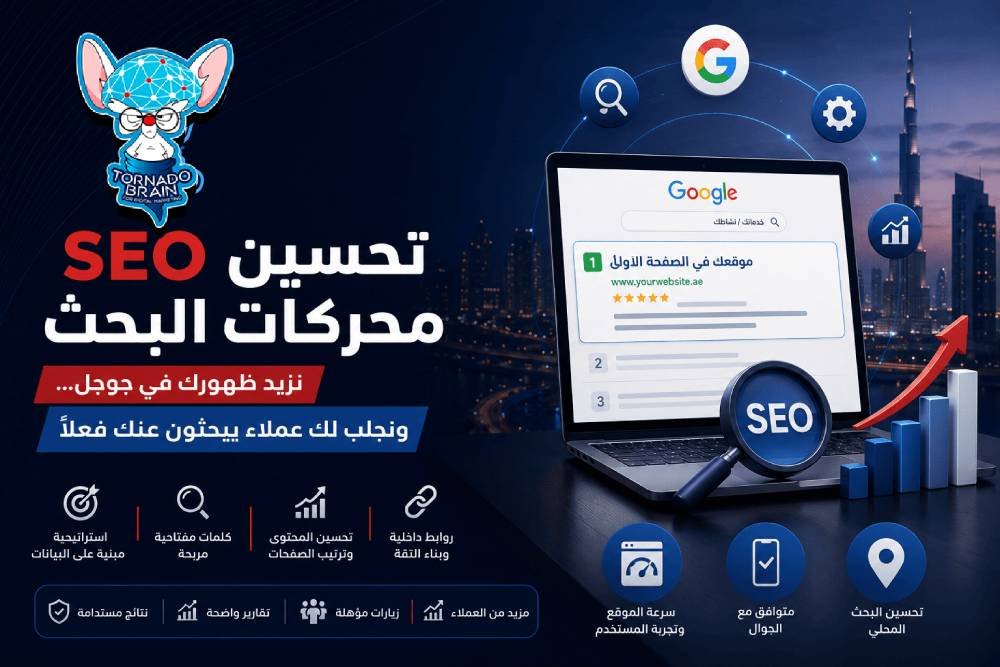 تحسين محركات البحث SEO في دبي والإمارات لزيادة الظهور والعملاء